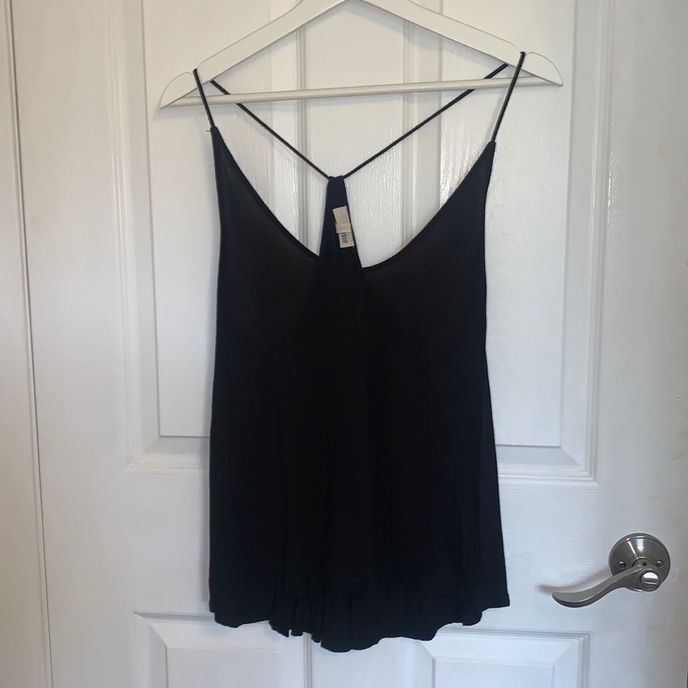Aritzia Wilfred Free Black Tank Top